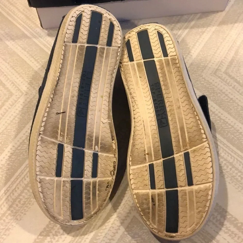 Sperry Top-Sider Little Boys Cruz Jr Navy Shoes - Size 11 1/2
